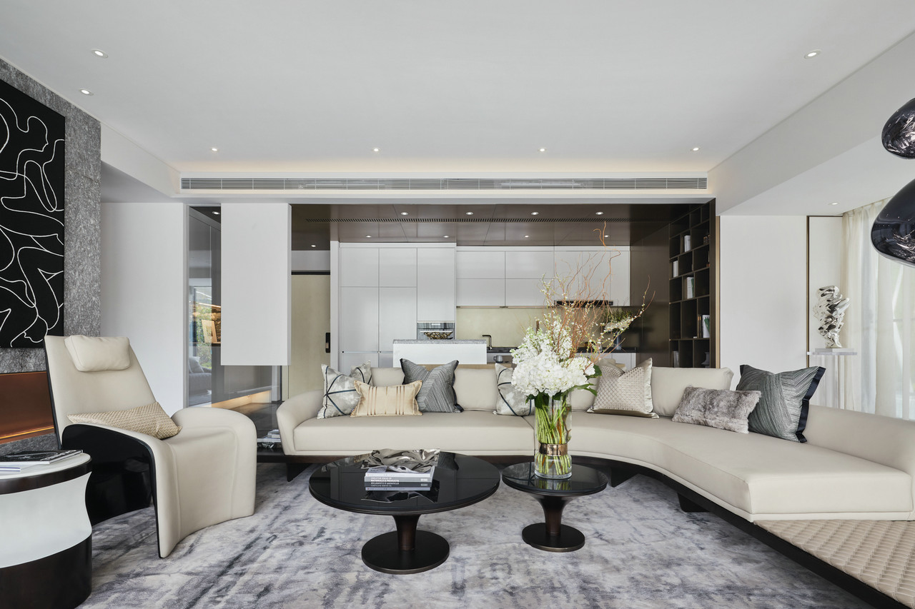 南京150㎡現(xiàn)代輕奢新房裝修，簡約的線條太精致了!