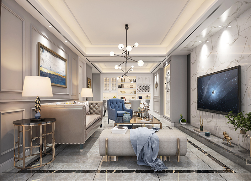 南京106㎡婚房歐式風(fēng)格裝修，盡顯優(yōu)雅浪漫！